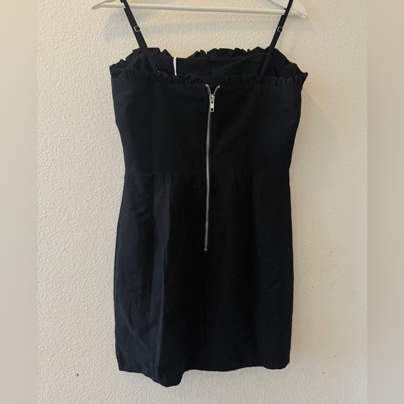 Black Ruched mini dress - Picture 3 of 3
